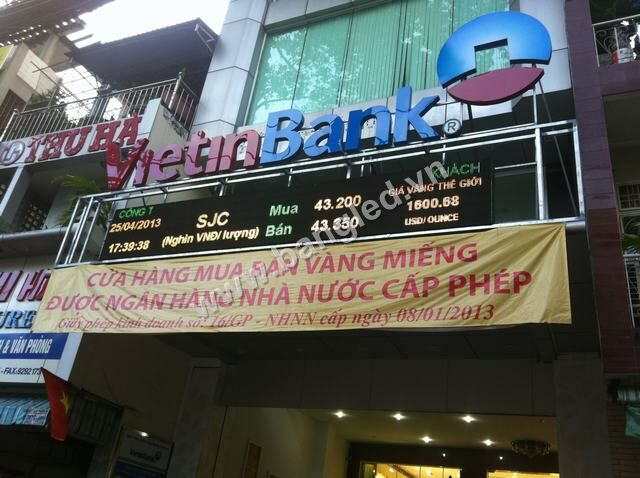 Bảng điện tử Vietinbank